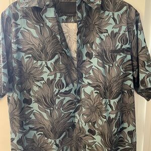 Prada Floral Patterned Men's Shirt